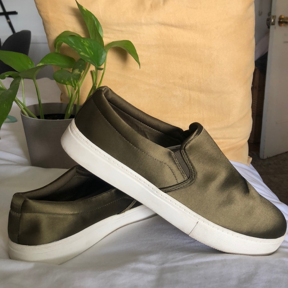 Mossimo Green Slip Ons